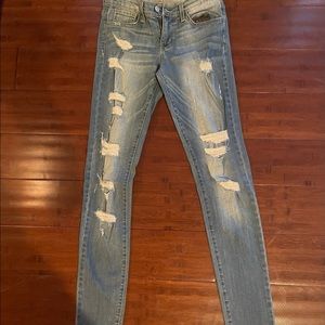 Flying Monkey Skinny Jeans / 28 inseam